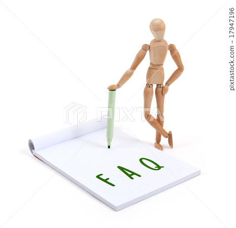 Wooden mannequin writing - FAQ Wooden mannequin writing - FAQ 17947196