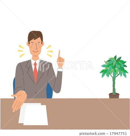 商人企業交涉微笑 17947751