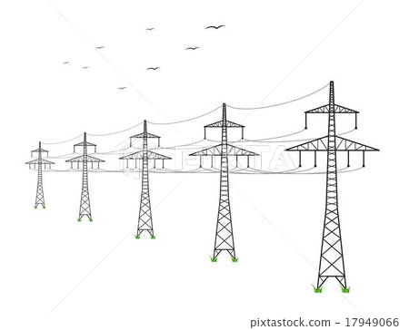 high voltage power lines high voltage power lines 17949066