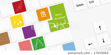 keyboard, keys with christmas christmas symbols keyboard, keys with christmas christmas symbols 17949068
