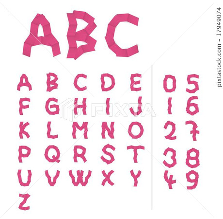paper alphabet letters paper alphabet letters 17949074