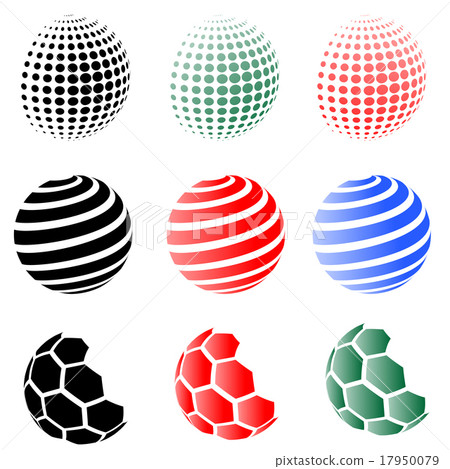 Set of Different Spheres 17950079