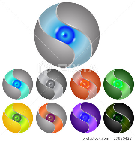 Set of Different Spheres Set of Different Spheres 17950428