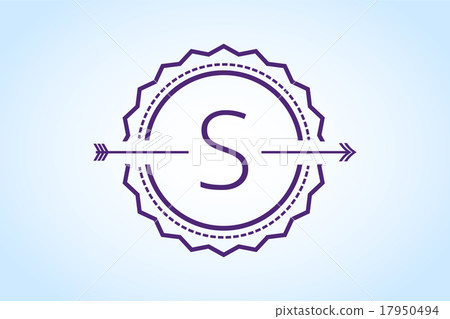 Vintage old style logo icon monogram 17950494