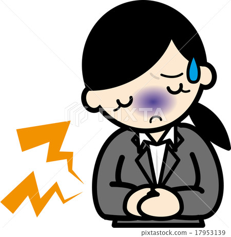 腹痛的女商人 17953139