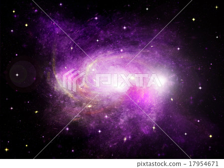 galaxy in a free space 17954671