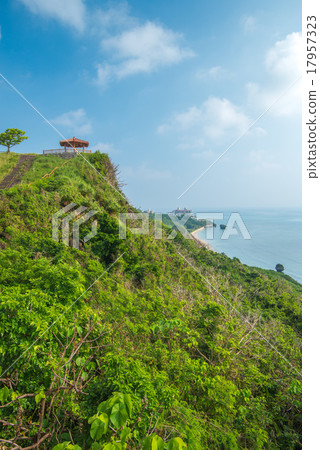 沖繩縣南城市Chinen海角風景 17957323