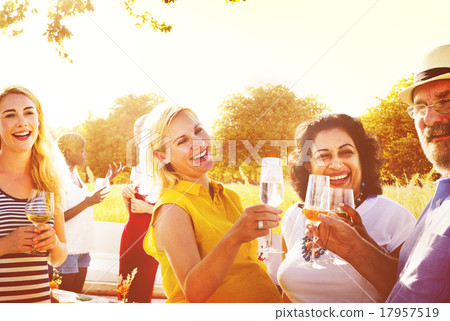 Friends Friendship Party Hanging out Concept 17957519