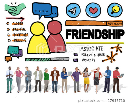 Friendship Group People Social Media Loyalty Concept 17957710