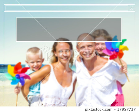 Copy Space Frame Summer Vacation Holiday Concept Copy Space Frame Summer Vacation Holiday Concept 17957737