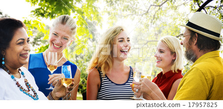 Diverse People Party Togetherness Friendship Concept Diverse People Party Togetherness Friendship Concept 17957825