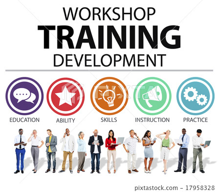 Workshop Training Teaching Development Instruction Concept Workshop Training Teaching Development Instruction Concept 17958328