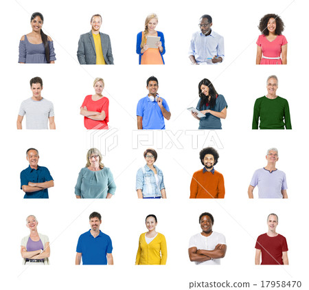 Diverse People Global Communications Technology Concept Diverse People Global Communications Technology Concept 17958470