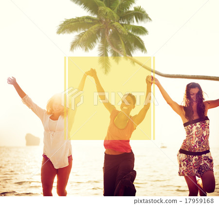 Copy Space Frame Summer Vacation Holiday Concept Copy Space Frame Summer Vacation Holiday Concept 17959168