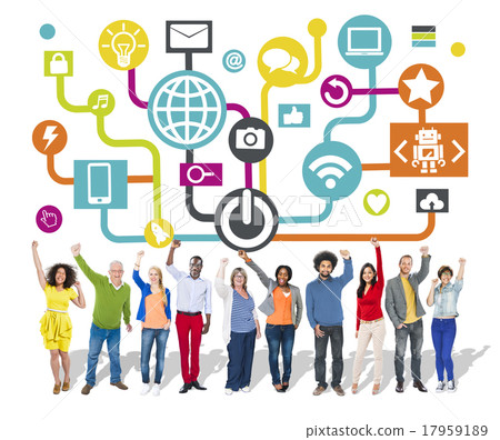 Global Communications Social Networking People Celebration Onlin Global Communications Social Networking People Celebration Onlin 17959189