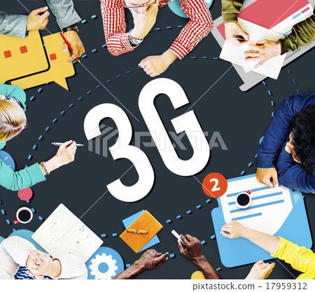 3G Connection Wireless Telecommunications Mobility Concept 3G Connection Wireless Telecommunications Mobility Concept 17959312