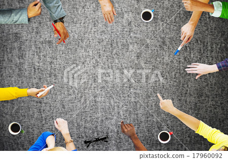 Meeting Talking Discussion Brainstorming Communication Concept 17960092