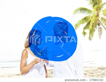 Vacation Summer Holidays Blue Marker COncept 17960142