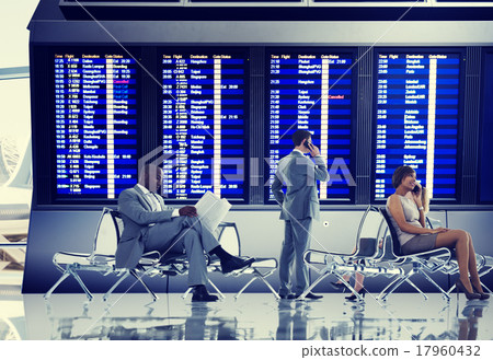 Business People Airport Terminal Travel Departure Concept 17960432
