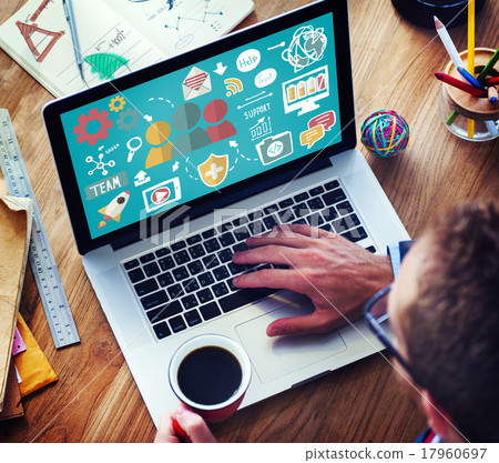 Team Corporate Connection Share Community Concept 17960697