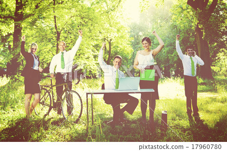 Green Business Team Environmental Conservation Concept 17960780