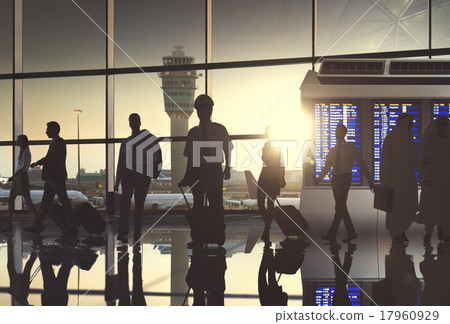 Business People Airport Terminal Travel Departure Concept 17960929
