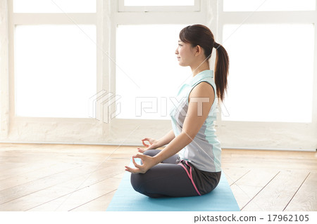 瑜伽形象 17962105