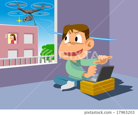 Peep by abusing the drone Peep by abusing the drone 17963203