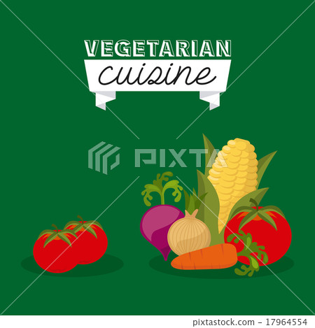 vegetarian food - Stock Illustration [17964554] - PIXTA