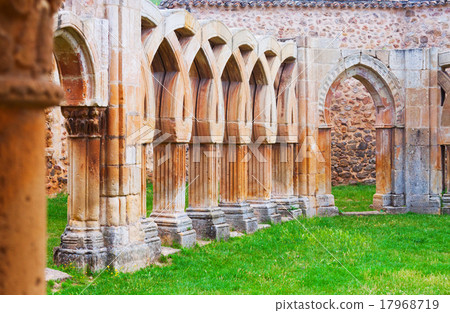 gothic ruined cloister of Monastery gothic ruined cloister of Monastery 17968719