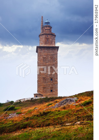 Tower of Hercules is an ancient Roman lighthouse 17968942
