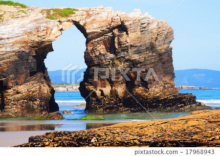 Natural arch at As Catedrais beach Natural arch at As Catedrais beach 17968943