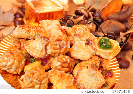 panellets, snack for All Saints Day in Catalonia panellets, snack for All Saints Day in Catalonia 17971466