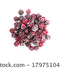 Frozen dewberries isolared on white background 17975104