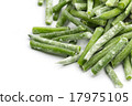 Frozen sticks of asparagus. Isolated 17975105