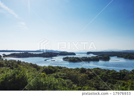 Ago Bay scenery from the Tomoyama Park Observatory and Kirigaki Observatory, tourist attractions in Ise-Shima 17976933