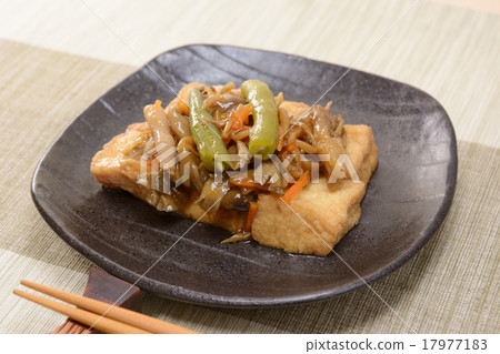 Delicious thick fried mushrooms 17977183