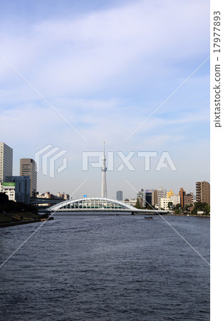 Tokyo Sky Tree and Sumida River Tokyo Sky Tree and Sumida River 17977893