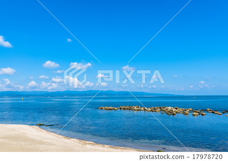 [富山]從天原海岸看富山灣和能登半島 17978720