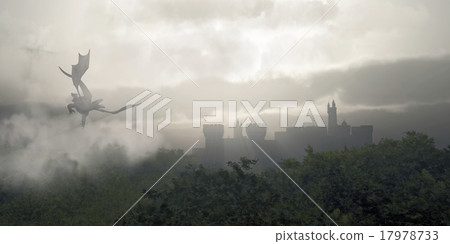 Misty Fantasy Forest 17978733