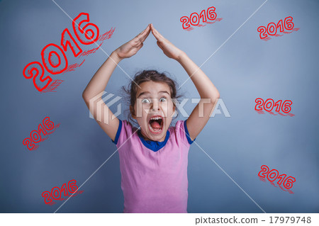 a girl of seven European appearance brunette sad a girl of seven European appearance brunette sad 17979748