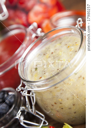 Fresh berries and wild berry jam Fresh berries and wild berry jam 17980257
