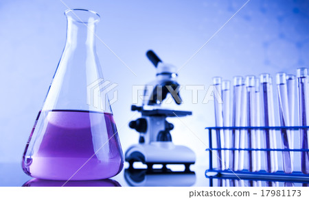 Science concept, Chemical laboratory glassware 17981173