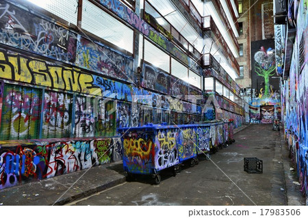 Australia Melbourne, Hosier Lane graffiti 17983506