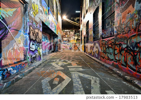 Australia Melbourne, Hosier Lane graffiti 17983513