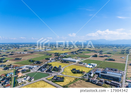 [Toyama] Rural scenery of Oyabe City 17984342