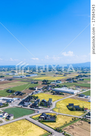 [Toyama] Rural scenery of Oyabe City 17984343