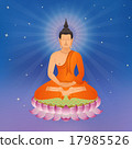 Thai Buddha On Lotus Flower 17985526