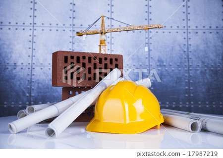 Buildings under construction and cranes Buildings under construction and cranes 17987219