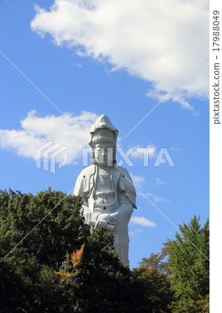 Takasaki white coat large Kannon 17988049